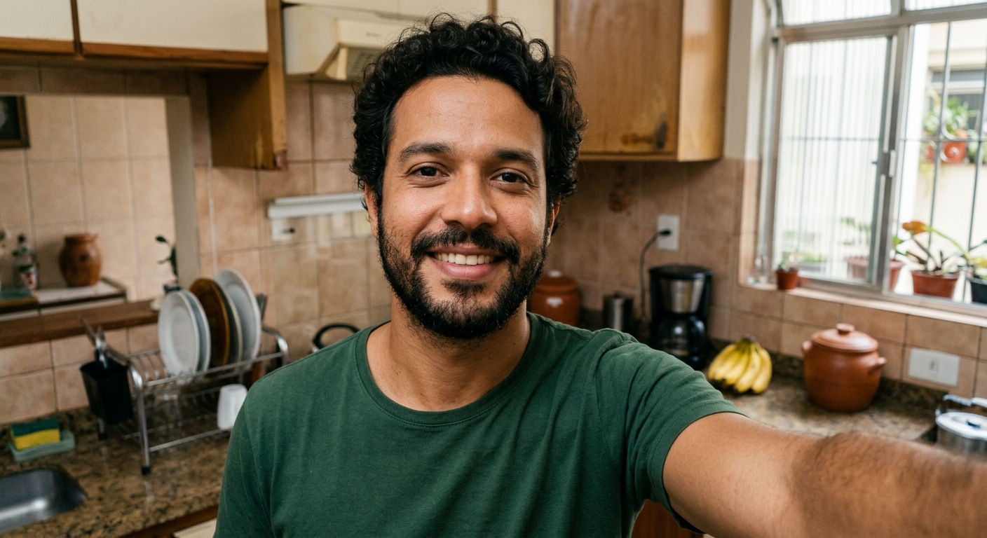 Segunda selfie usada como referência